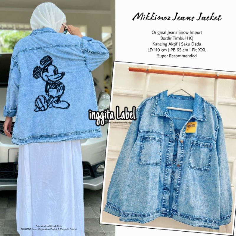 MIKKIMOS JEANS JACKET BY INGGITA LABEL // JAKET JEANS WANITA