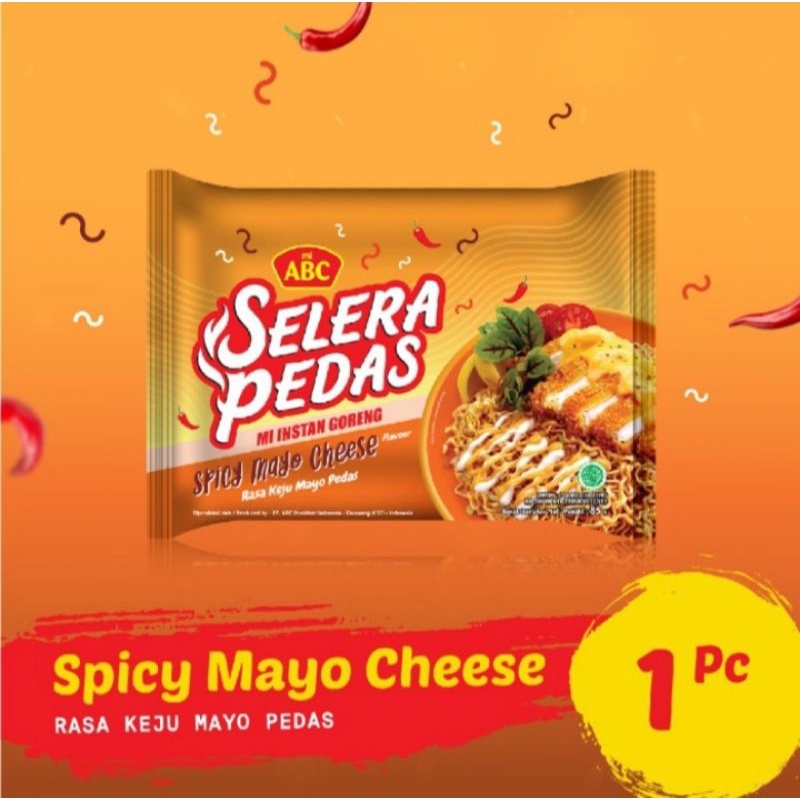 Mie ABC Selera Pedas Spicy Mayo Cheese 85gr