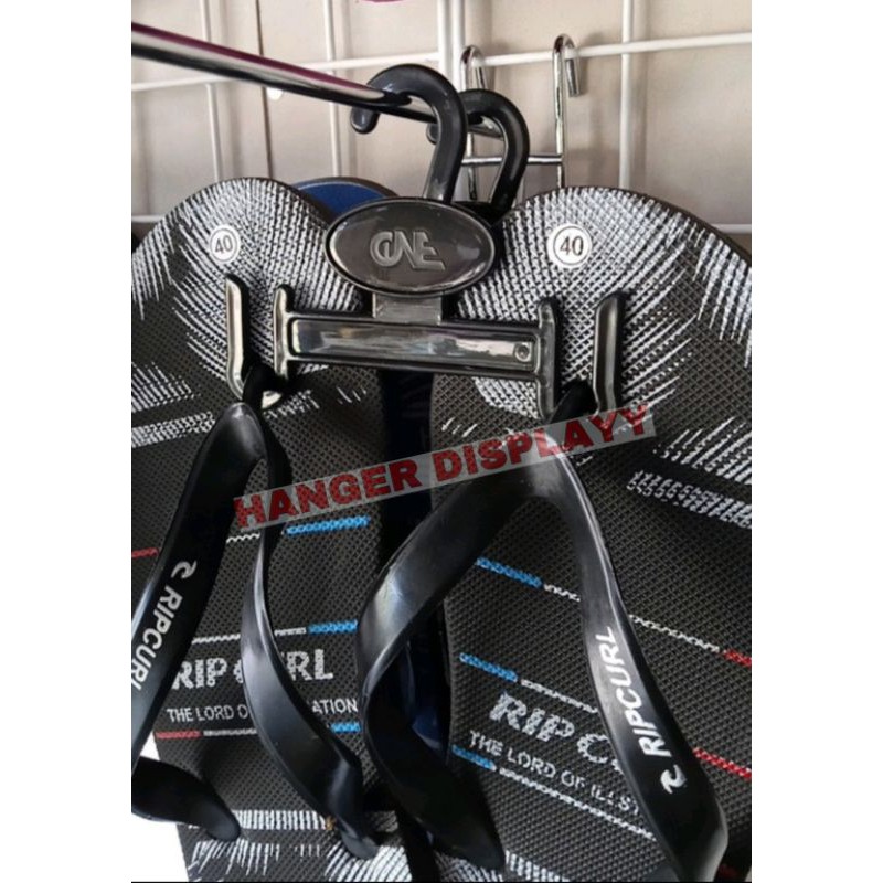 Hanger Sandal Jepit Original Gantungan Display Sandal Jepit Putih dan Hitam