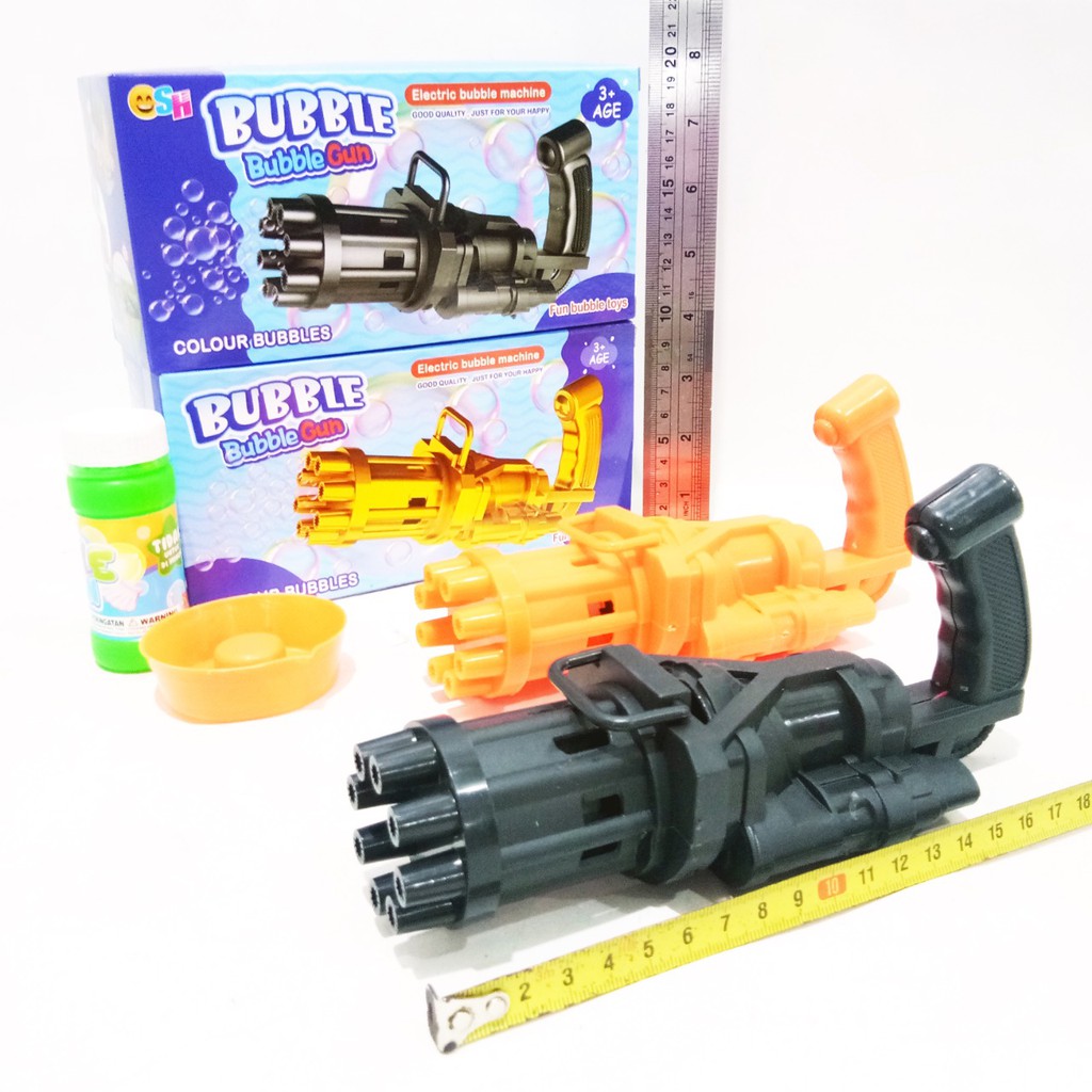 Gatling Bubble Gun Pistol Gatling Bubble Gun Toys Gatling Bubble Mesin 9959H