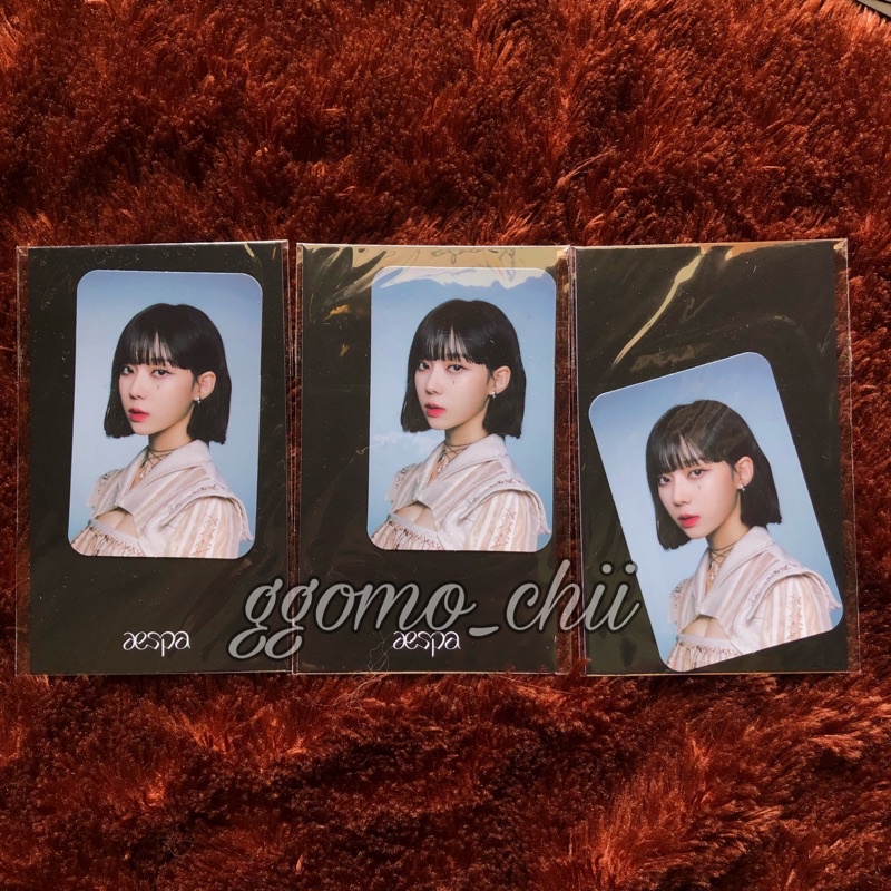 [Ready] aespa winter savage md sgs smglobal shop bracelet necklace sticker pc only photocard sealed