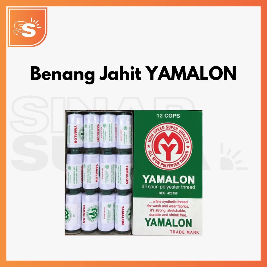 Benang Jahit Yamalon 40/2 500 yard (Lusinan)