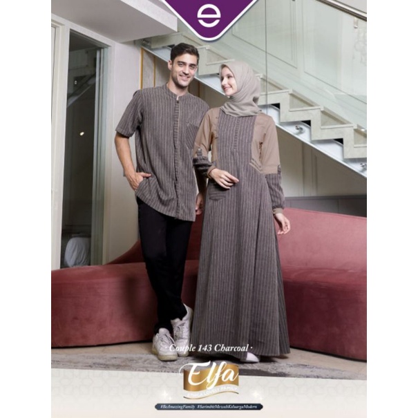 GAMIS DAN KOKO • COUPLE 143 CHARCOAL • ETHICA