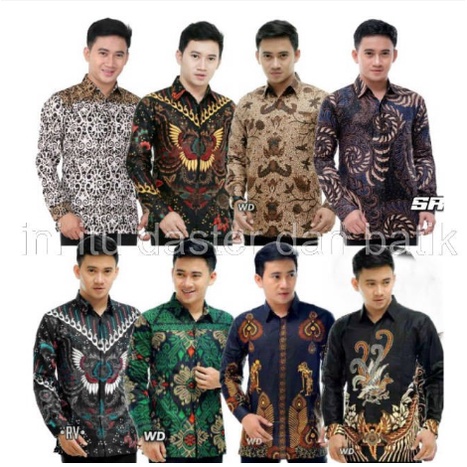 KEMEJA BATIK PRIA BAJU BATIK LENGAN PANJANG TERLARIS SIZE M L XL XXL SERAGAM ATASAN BATIK PRIA BATIK LAKI-LAKI