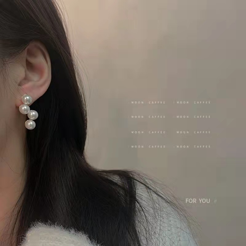 Anting Gantung Panjang Model Peri Dengan Mutiara Untuk Wanita