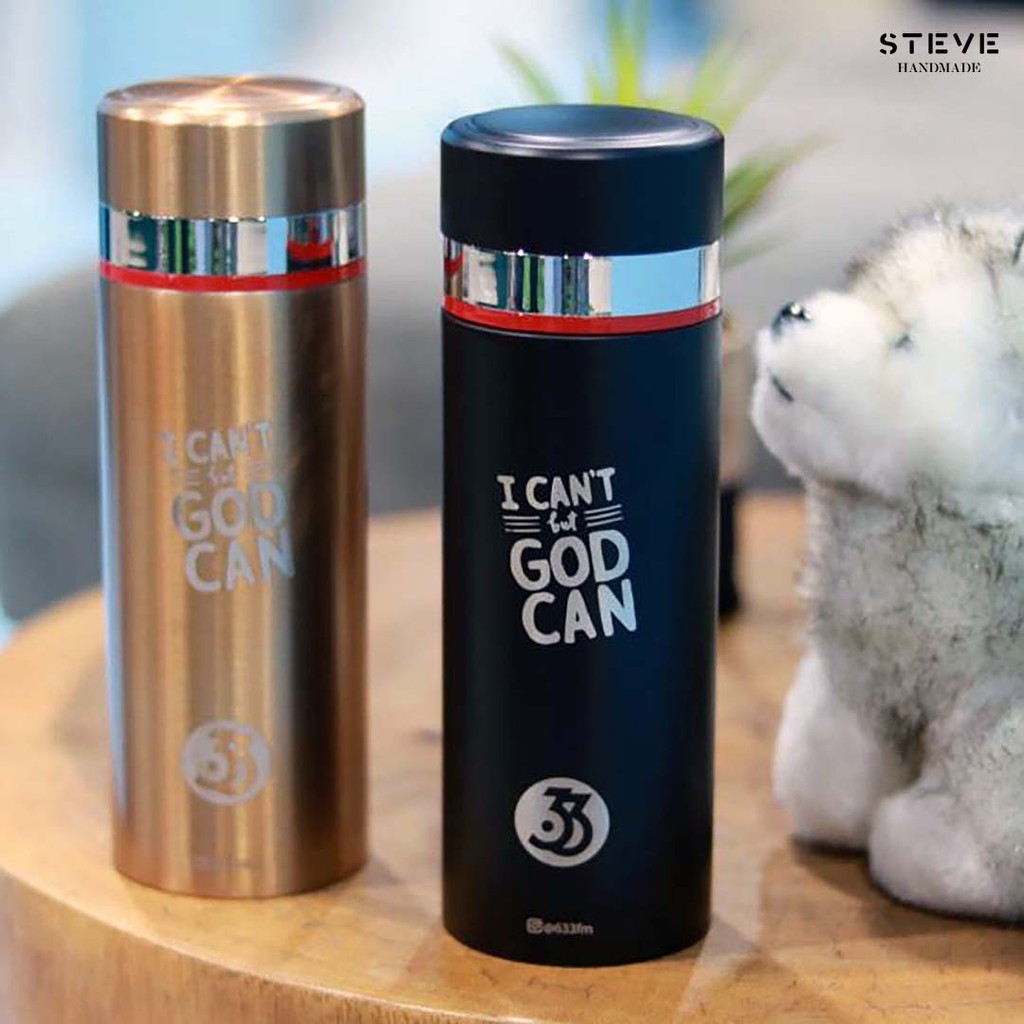 Botol minum stainless termos vacuum tumbler travel mug TM0379 Gold