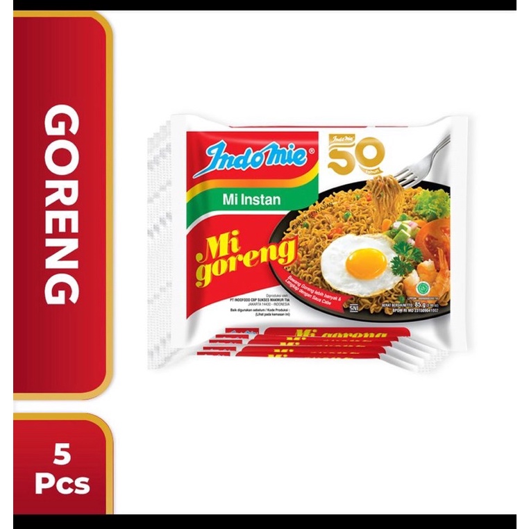 

indomie goreng pack isi 5 bungkus