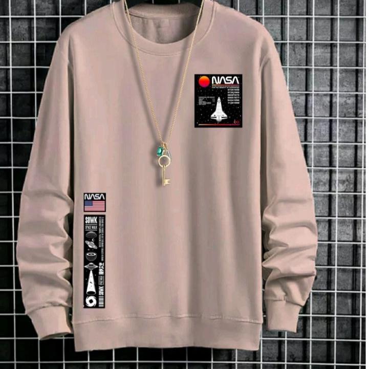 [ORIGINAL]Sweater#crewnek/kaos/lengan panjang Nasa USA pria wanita