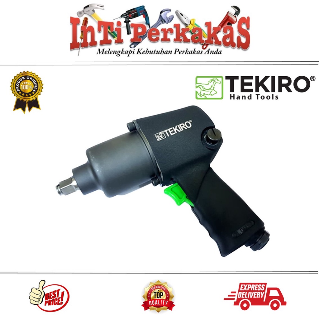 TEKIRO AIR IMPACT WRENCH TWIN HAMMER 1/2'' / ALAT PEMBUKA BAUT RODA TENAGA ANGIN TWIN HAMMER