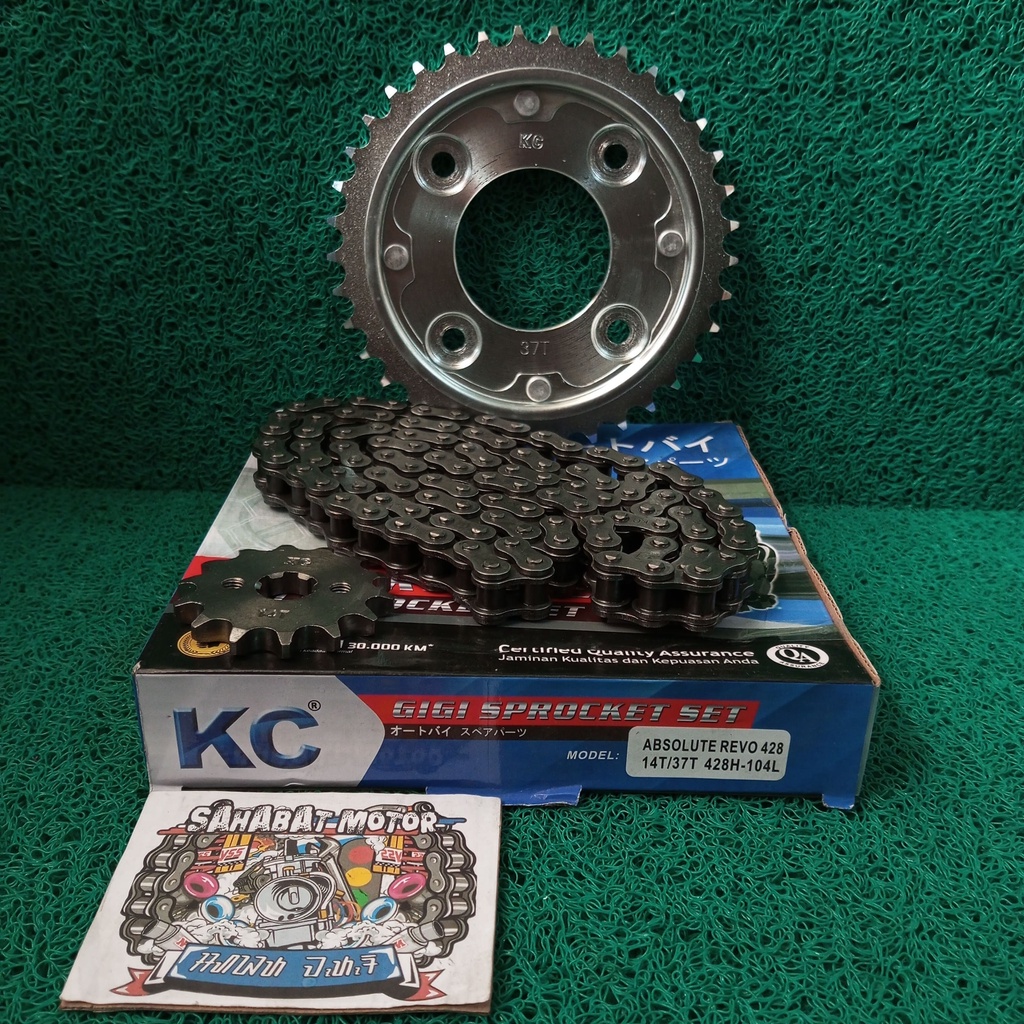 KC GEAR GIR SET GIR PAKET MODEL SSS REVO ABSOLUTE BLADE NEW SUPRA X 125 FI