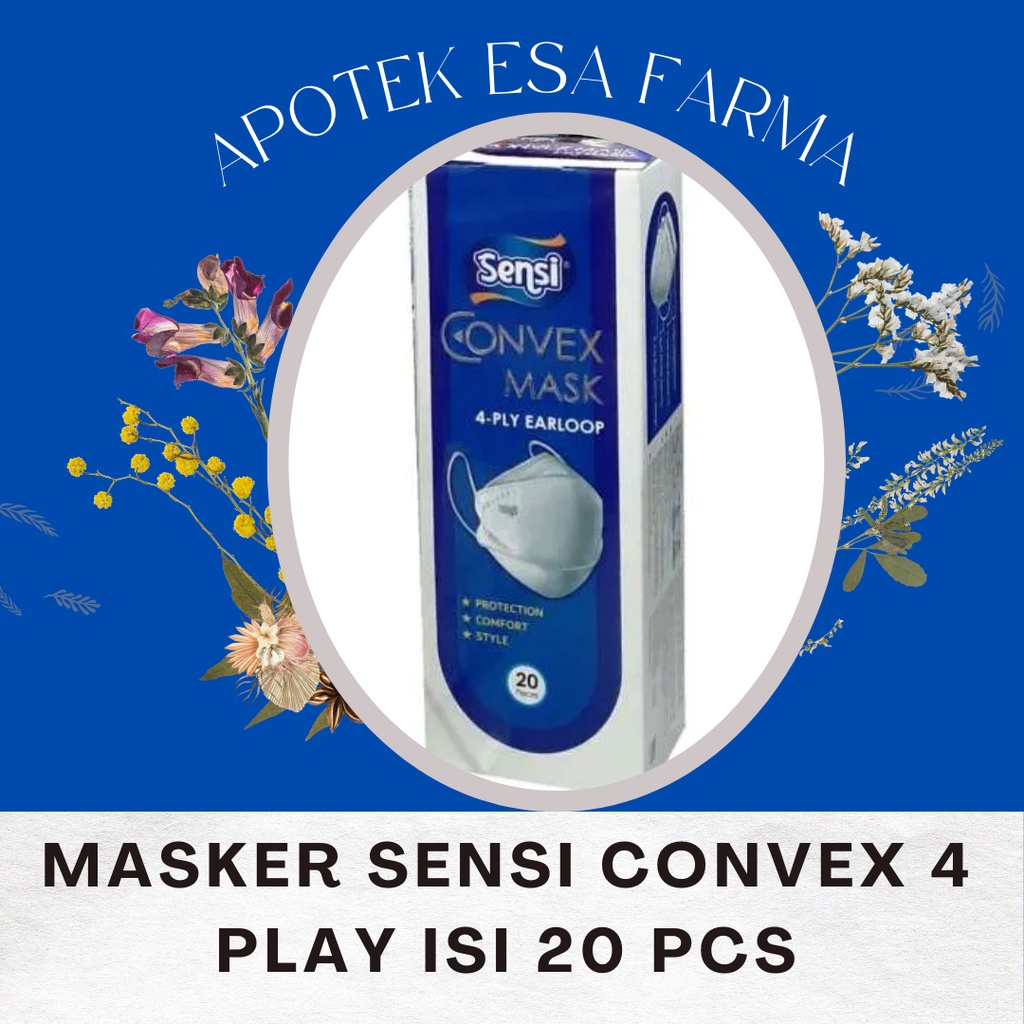 Masker Convex Sensi 4 play isi 20 pcs