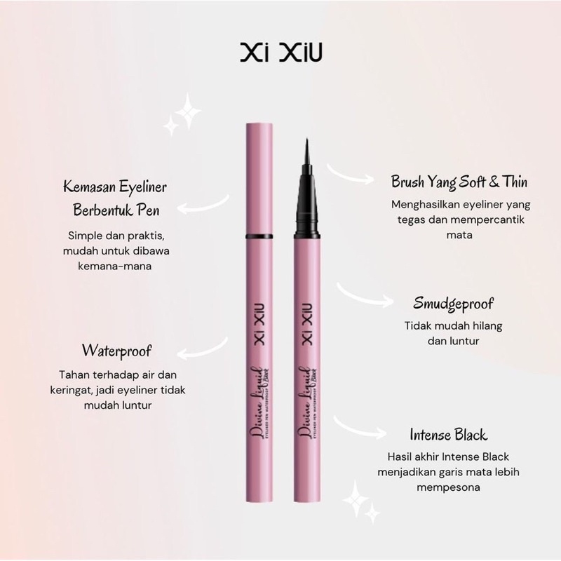 Xi Xiu Eye Liner Black/Divine Eyeliner