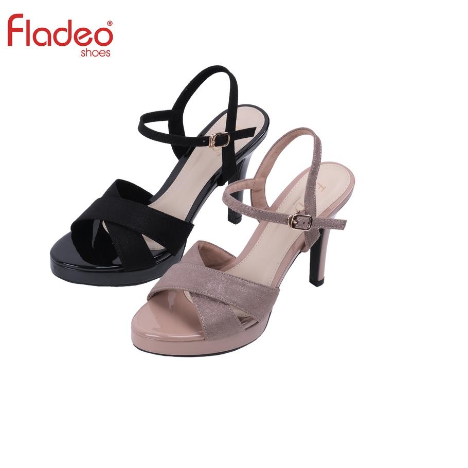 ↸ Fladeo B21/LDFH593-2MS/Sandal Heels Tali Wanita [ Stiletto Heels ] ㊑