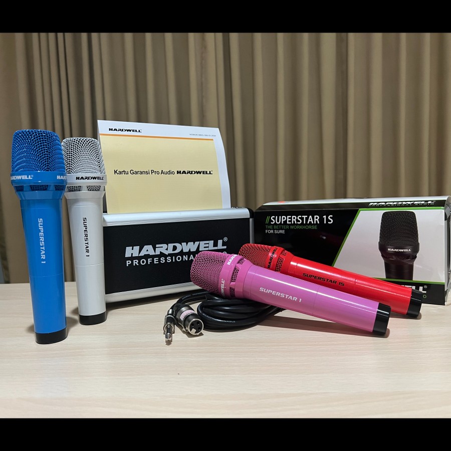 MICROPHONE MIC CABLE MIKROPON MIK KABEL HARDWELL SUPERSTAR 1 / 1S ORIGINAL ORI BAGUS TERLARIS TERBAIK GARANSI