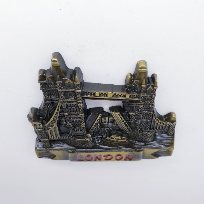 3D LOGAM Souvenir Negara magnet Kulkas Tempelan London Bridge Jembatan