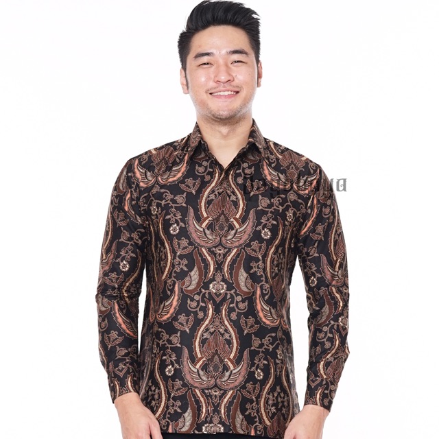 Kemeja batik pria slimfit jayabaya ADIWANGSA