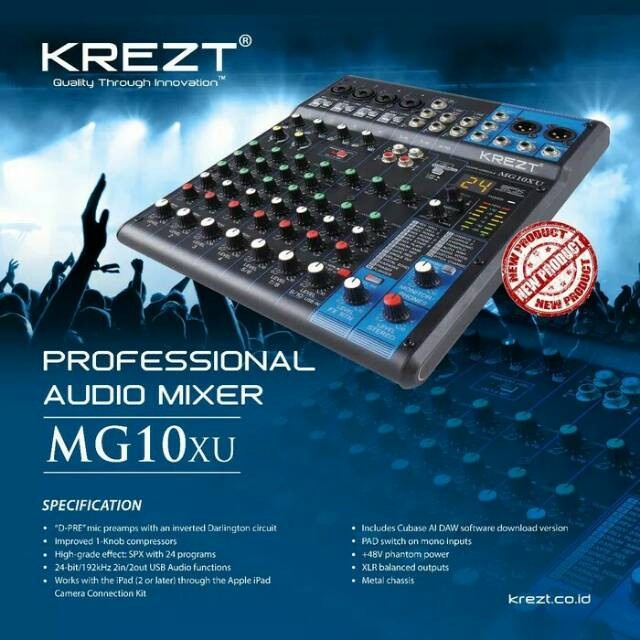 Mixer Krezt MG10XU / Krezt MG 10XU / MG 10 XU Original