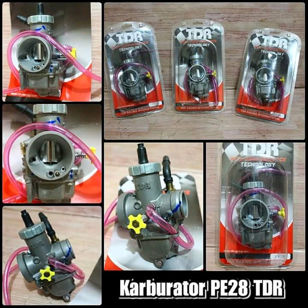 Jual karburator pe28 tdr racing karbu pe28 merk tdr terlaris