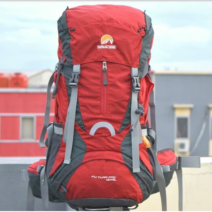 HOT SALE TAS CARIER SUNATURE FUTURA PRO 40+5LTAS GUNUNG DAYPACK BACKPACK KAP45L - MERAH TERMURAH