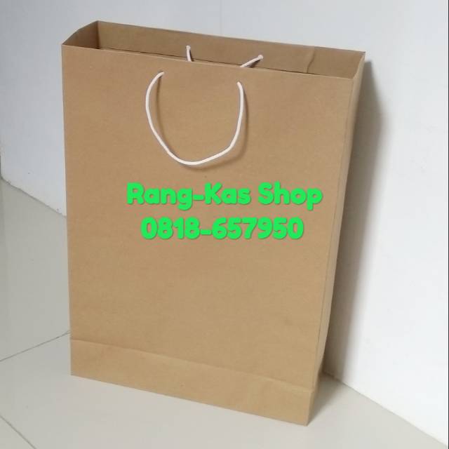 

Paper bag COKLAT Kraft Polos XL doff