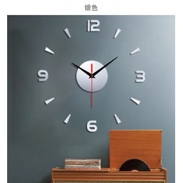 GS8 Jam Dinding DIY Wall Clock Model Long 30 CM EMOYO DIY-201 Black