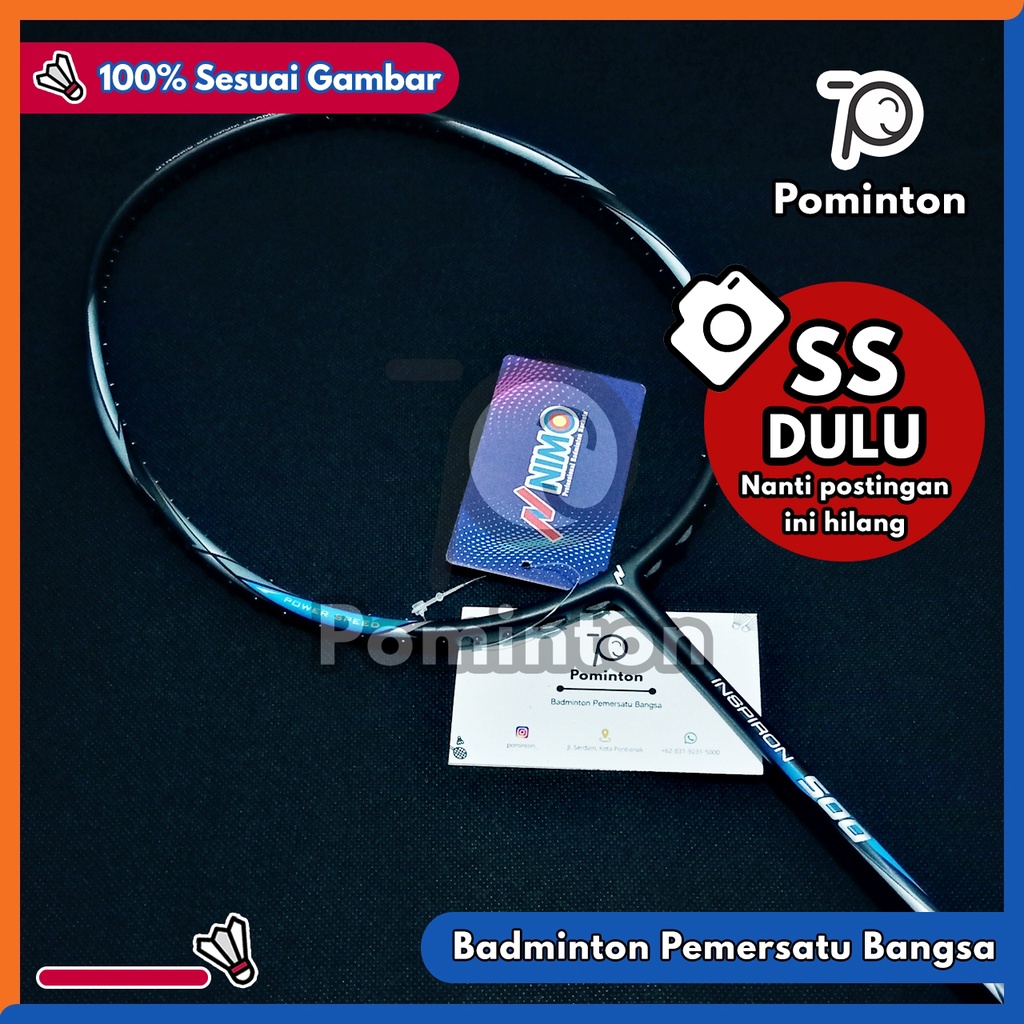 Raket Badminton Nimo Inspiron 500 Dark Blue 100% ORIGINAL
