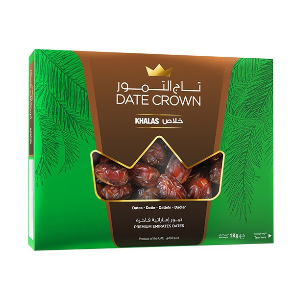 

Kurma Khalas/Kholas Arab Premium Import, KURMA DATE CROWN 1 KG