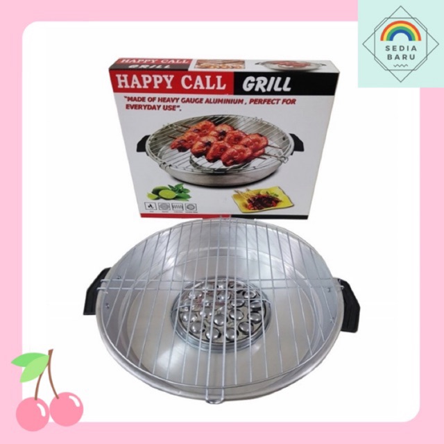 Happy call Grill 32cm - alat panggang - alat bakar -griller - panggangan - alat pemanggang daging