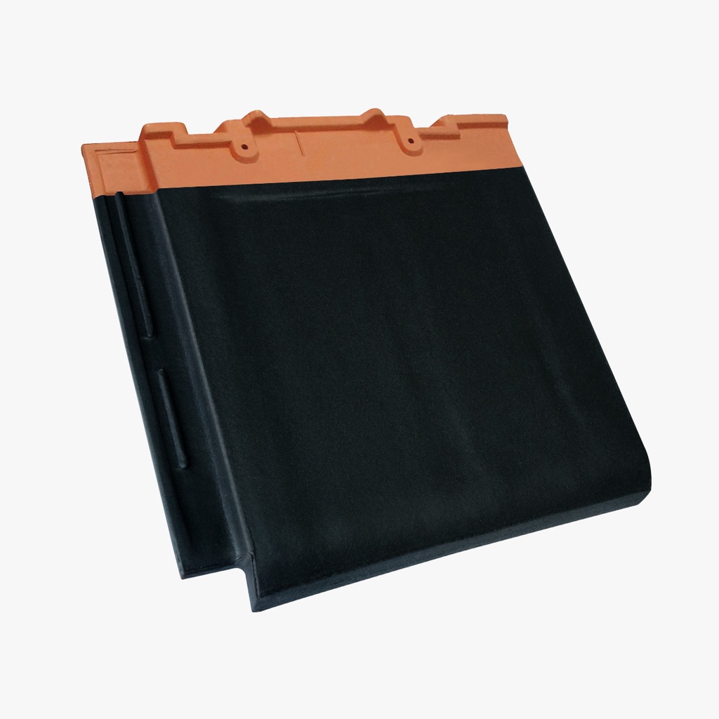 Genteng Keramik Kanmuri Full Flat ONYX BLACK