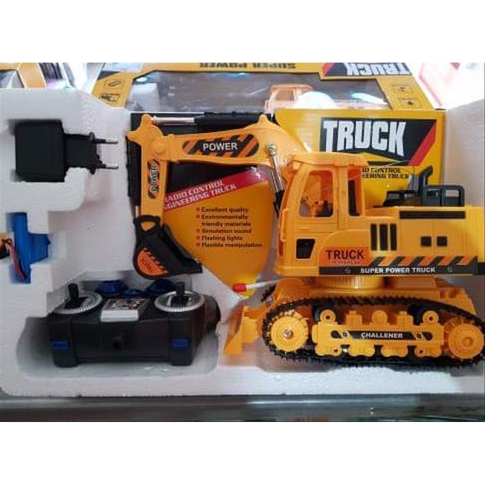 Mainan RC Mobil Truck Digger Excavator Beko 6811L