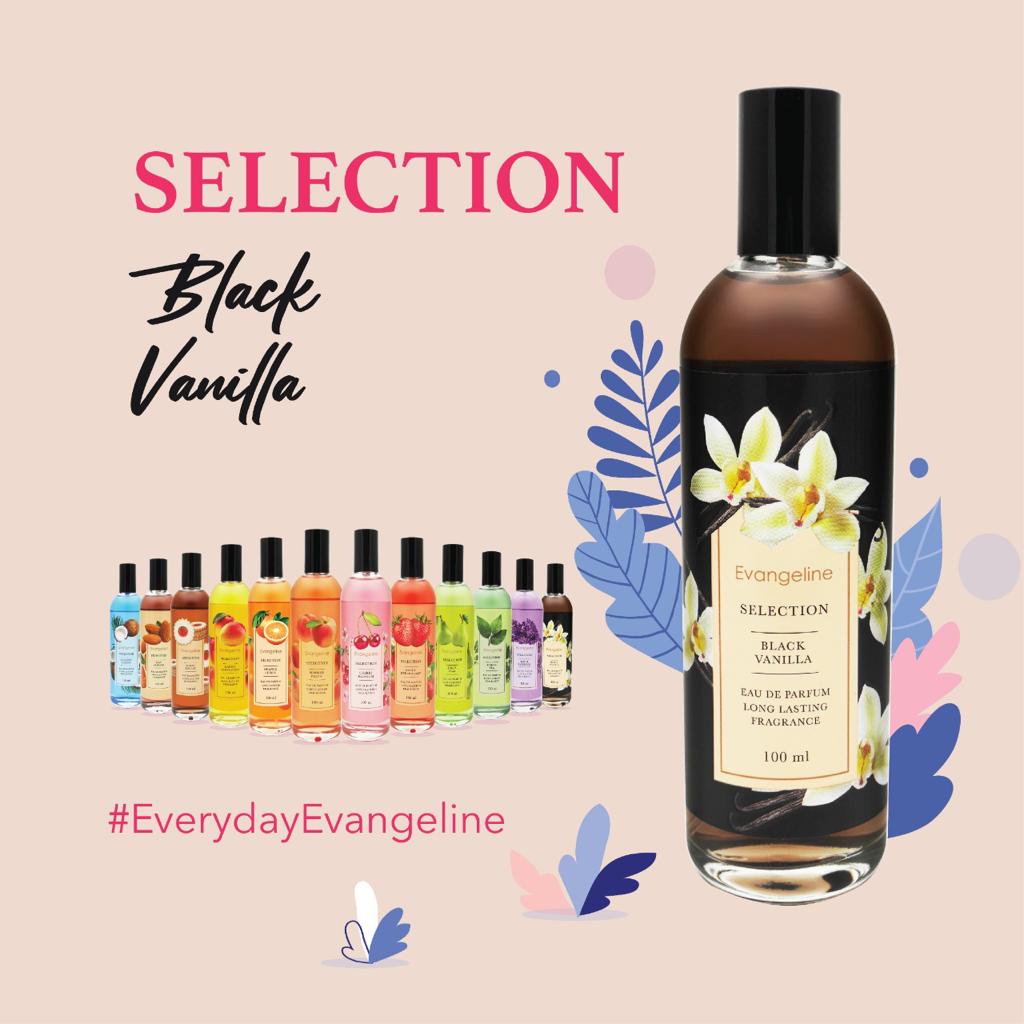 Parfum Evangeline Black Vanilla Selection Series 100ml Eau De Parfum Minyak Wangi Farfum Wanita Cewe