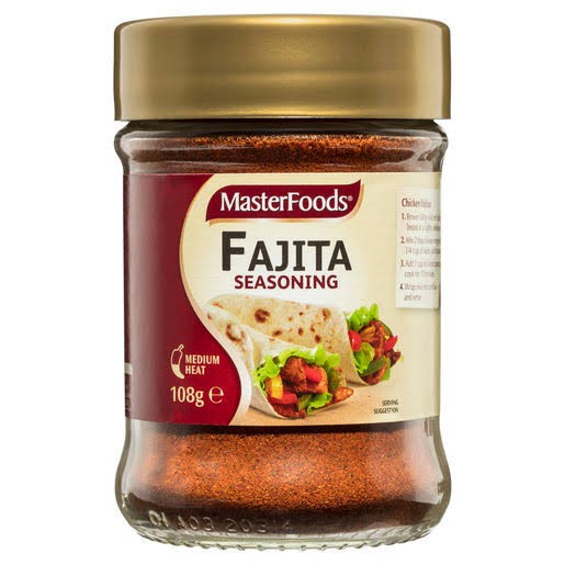 

masterfoods fajita seasoning 108gr