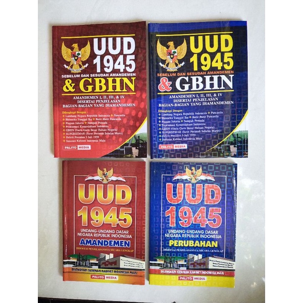 UUD 1945 dan GBHN Sebelum dan Sesudah Amandemen - UUD 1945 Amandemen - UUD 1945 Perubahan