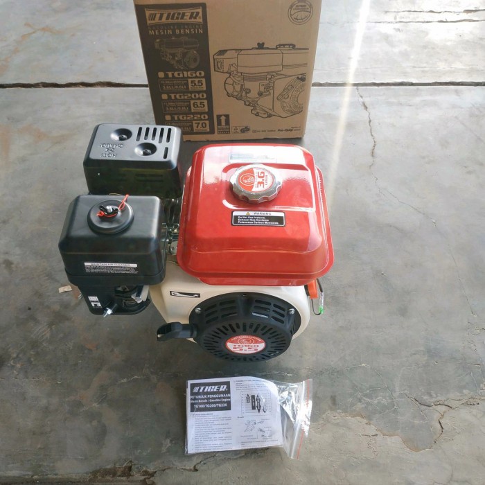 Mesin Penggerak Gasoline Engine Bensin 5.5 HP PK Tiger GX160 Thailand