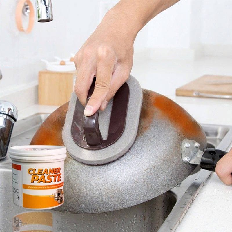 CLEANER PASTE X2000 pembersih skala panci super kuat pada semua bahan Menghilangkan noda hanya dalam 1 kali pencucian