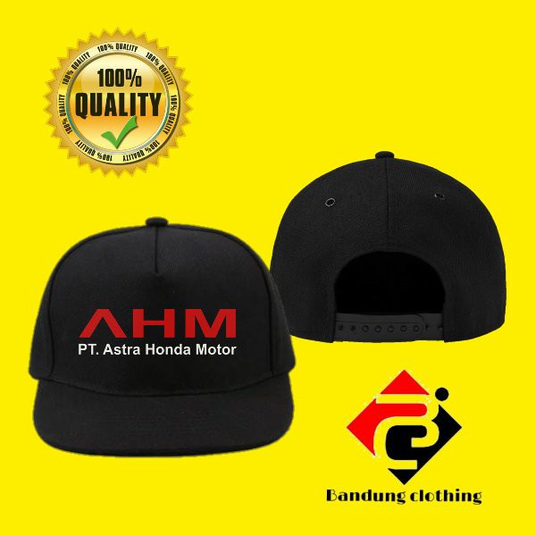 Topi snapback AHM astra honda simple keren