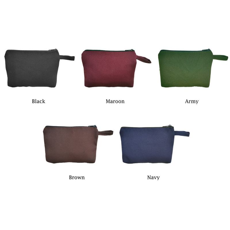 POUCH KANVAS POLOS