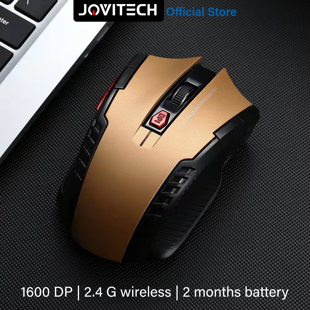 【COD】Jovitech Mouse Wireless 2.4GHz Gaming Receiver USB 1600DPI ORI  S8