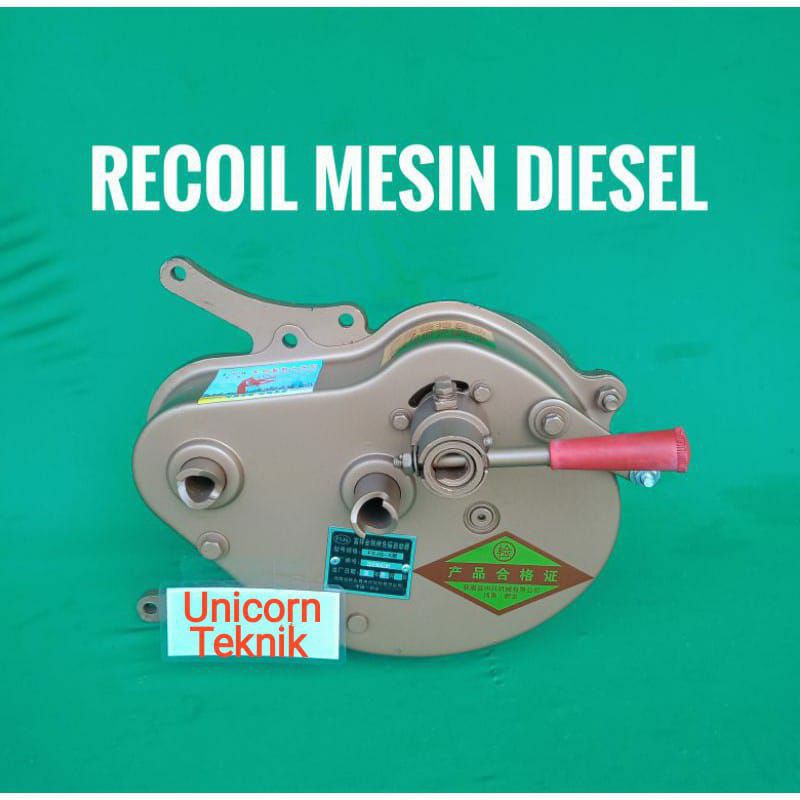 RECOIL STARTER MESIN DIESEL OTOMATIS / ENGKOL DIESEL OTOMATIS