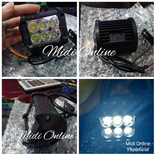 Lampu Tembak 6 Mata Mini - Lampu Sorot 6 Mata - Lampu Tembak Sorot