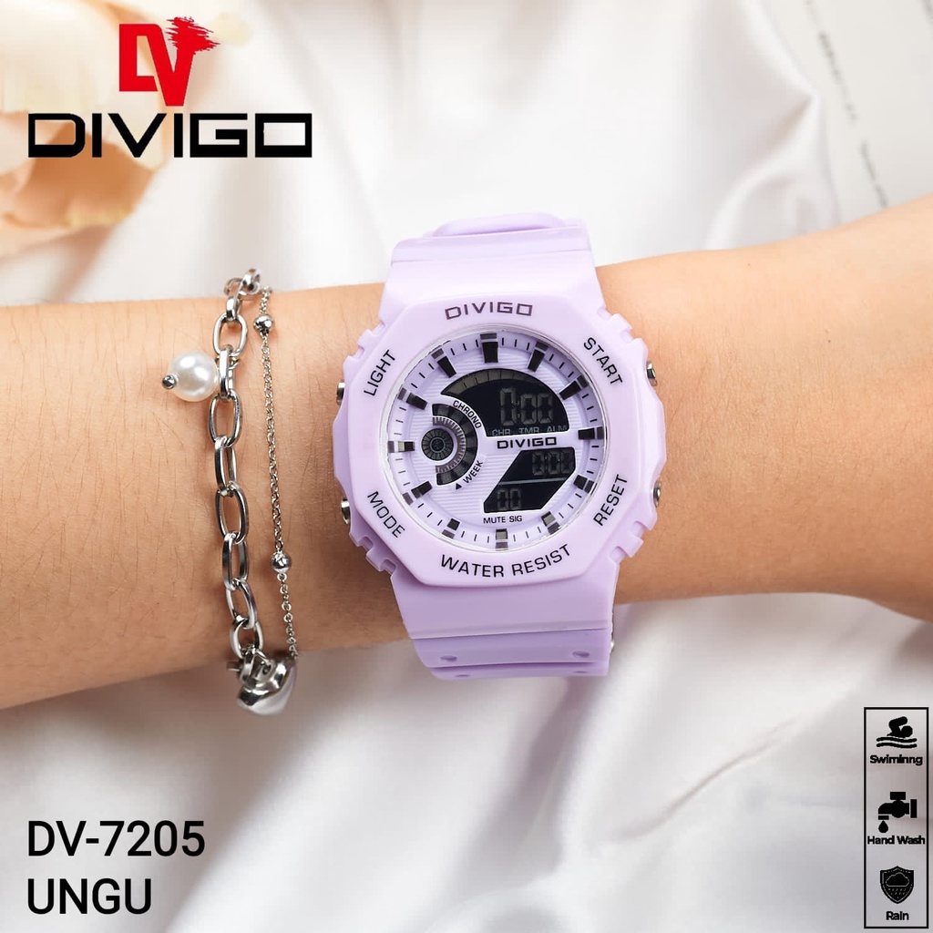 (KW) JAM TANGAN WANITA ELEGAN DIVIGO ORIGINAL DV-7205