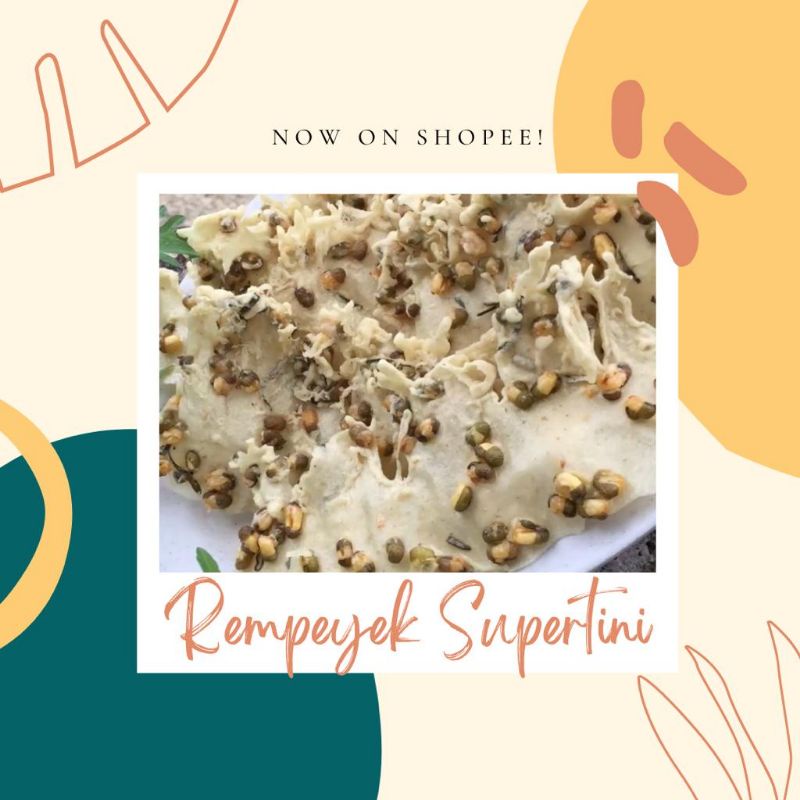 

Rempeyek Supertini - Toples dan Kemasan