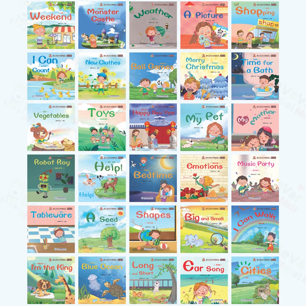 Buku Anak Belajar/Buku Cerita Anak tk bahasa Inggris-4