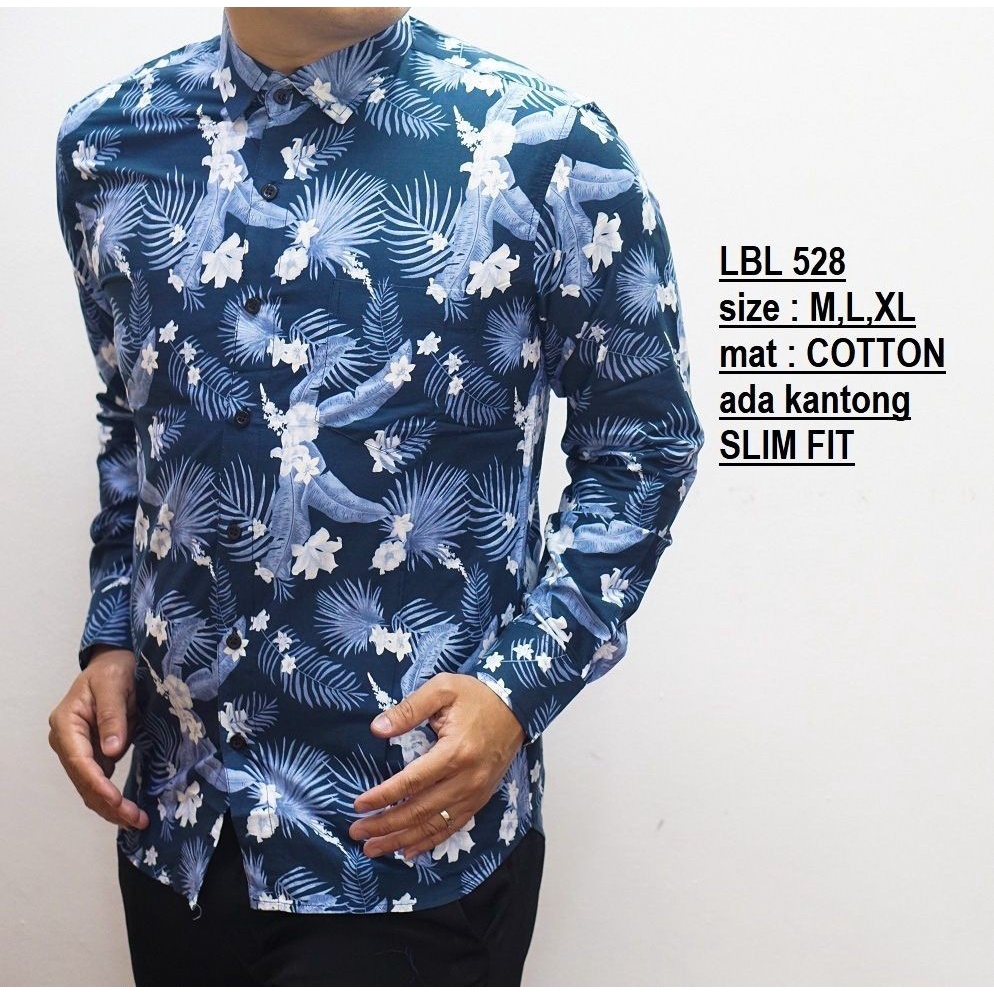 CBL580 KEMEJA BATIK PRIA SLIM FIT MEWAH LINABATIKDISTRO UNIK BAJU BATIK PRIA BEST SELLER