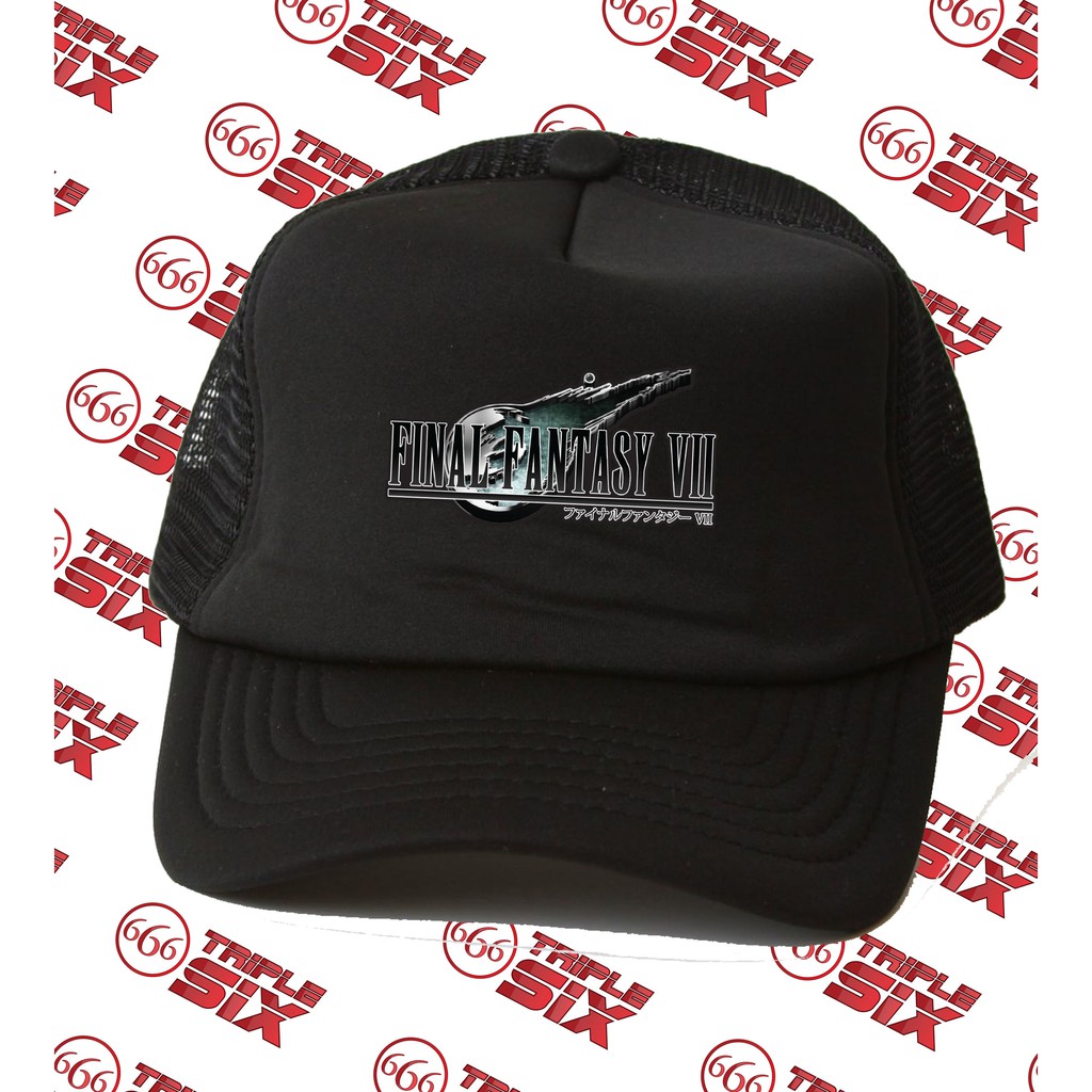 Topi Trucker Gaming Final Fantasy VII logo