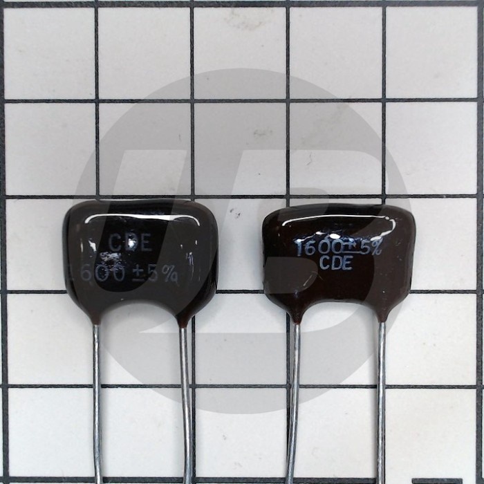 Kapasitor Silver Mika 1600pf 1.6nf 500V 5% Silver Mica Capacitors CDE