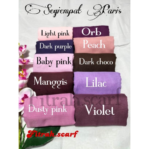 Segiempat Paris premium / part 2 / Redrose / Varisha / Dll