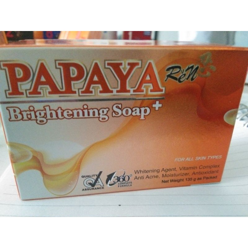 sabun papaya ren ukuran 135gr dari pt amosys