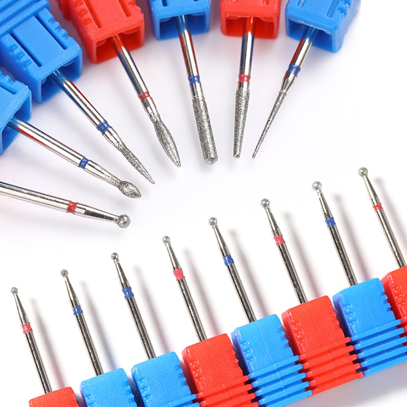 1pcs Mini Carbite Nail Drill Bits Manicure Drill Untuk Milling Cutter Mesin Listrik Kikir Kuku Buffer Peralatan Nail Art