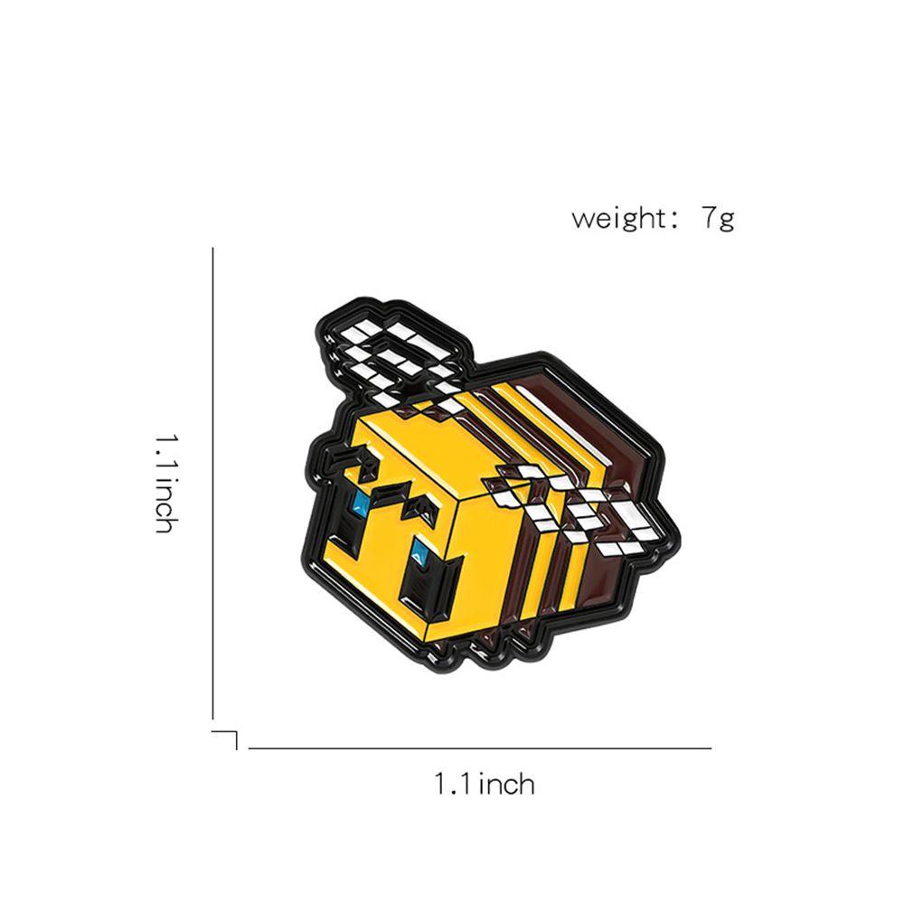 Pin Enamel Nanas Kerajinan Tangan Kartun Kerah Lencana Kreatif Hewan